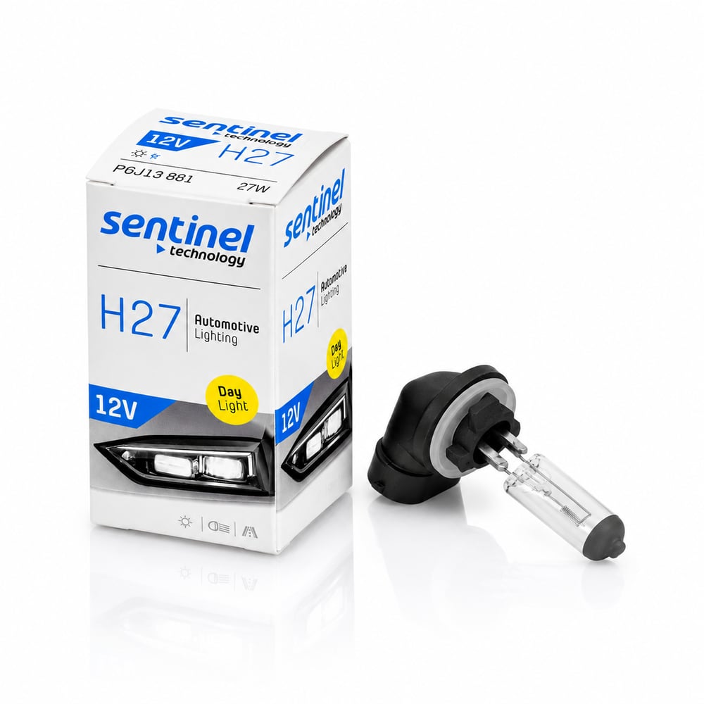 Sentinel H27 Eğri Soket 12V Ampul 27W