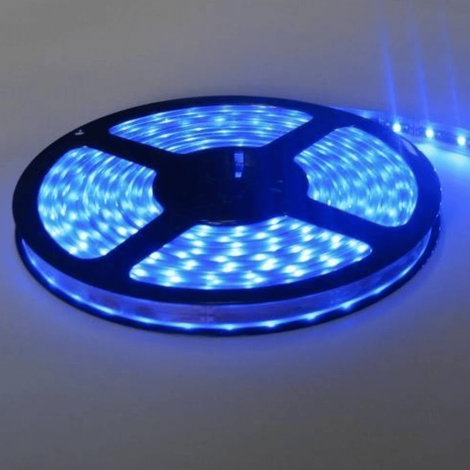 Şerit Led Silikonlu 5 Metre Mavi Dış Mekan