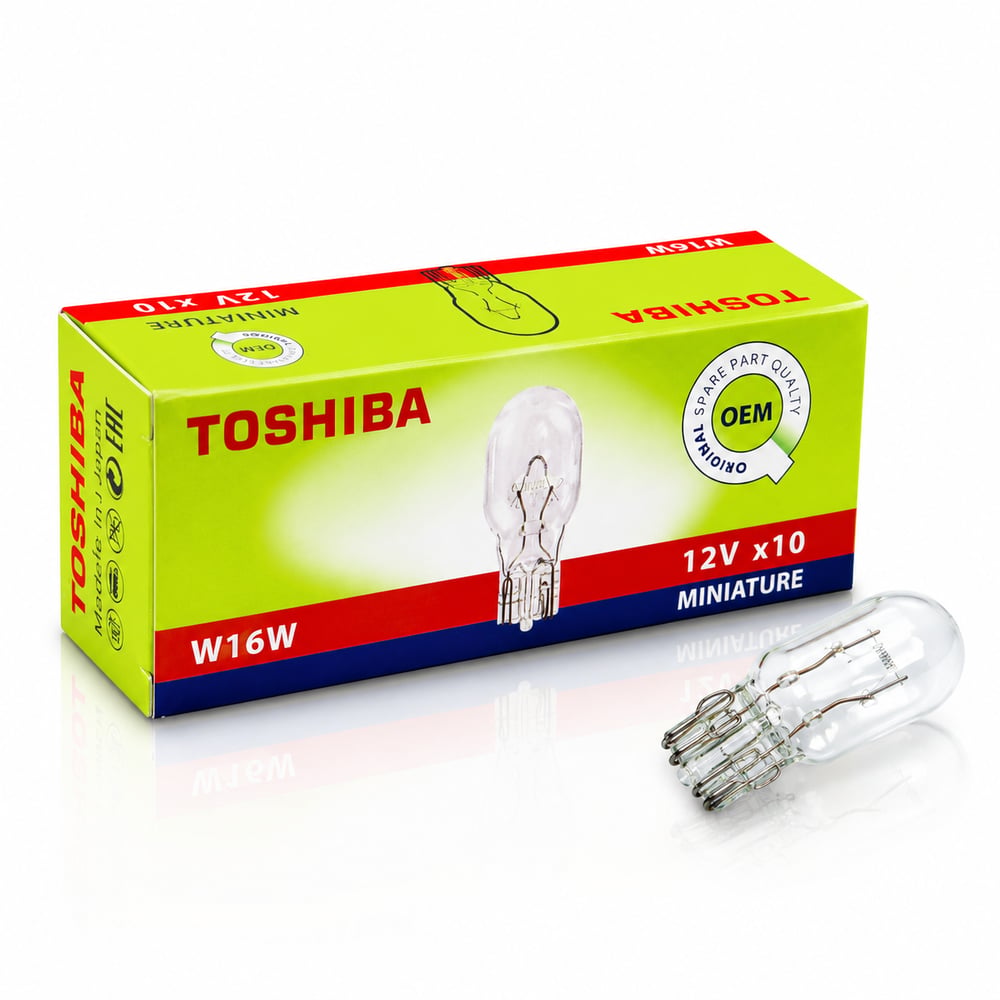 Toshiba 921 Dipsiz Ampul 16W (10 Adet)