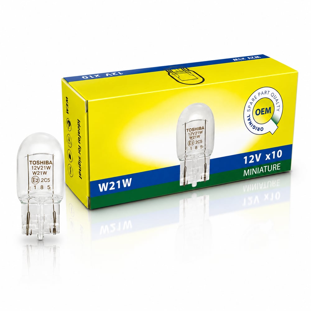 Toshiba 93 Dipsiz Ampul 21W 7440 (10 Adet)
