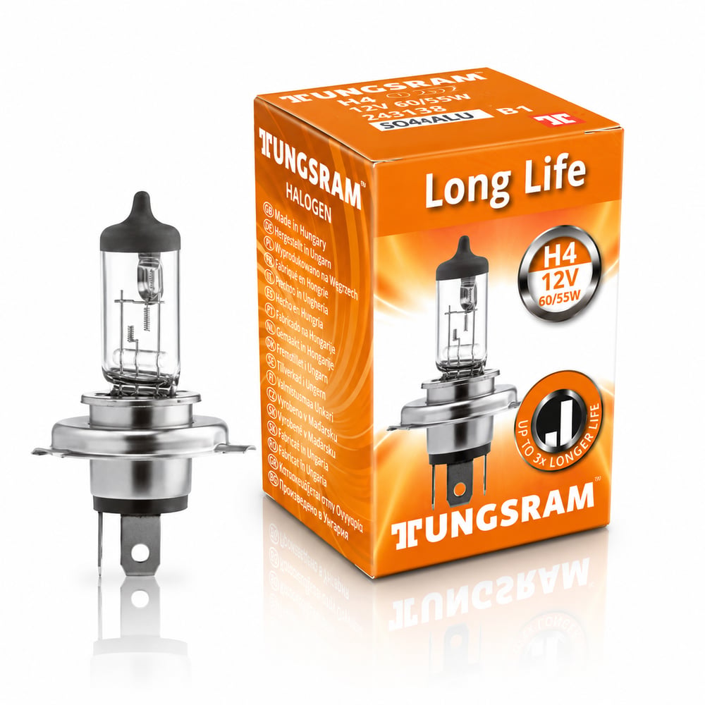 Tungsram H4 Far Ampulü 12V