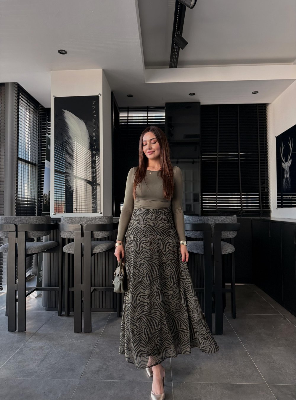 Desenli etek