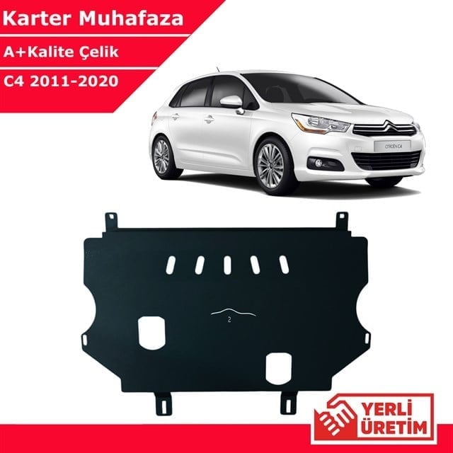 Citroen C4 2011-2020 Çelik Karter Muhafaza Çelik Koruma Sacı A+ Kalite Yerli Üretim