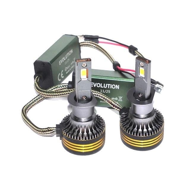 Evolution Opel Combo C 2004-2007 Kısa Far H1 Beyaz Led Xenon 22000 Lümen