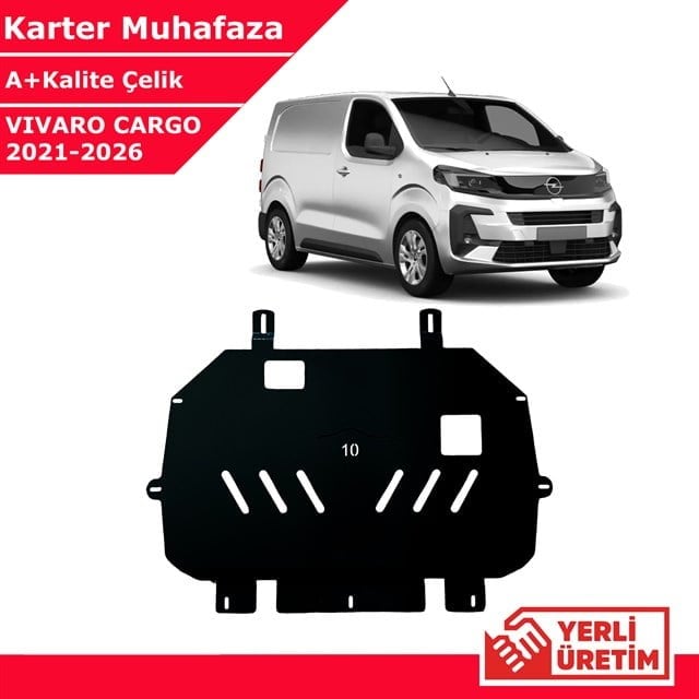 Opel Vivaro Cargo 2000Cc 2021-2026 Çelik Karter Muhafaza Çelik Koruma Sacı A+ Kalite Yerli Üretim