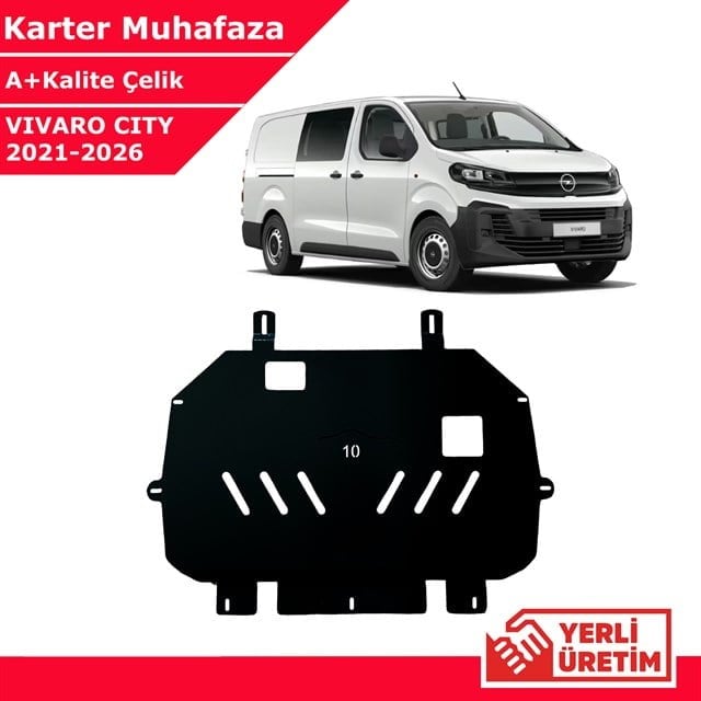 Opel Vivaro City 2000Cc 2021-2026 Çelik Karter Muhafaza Çelik Koruma Sacı A+ Kalite Yerli Üretim