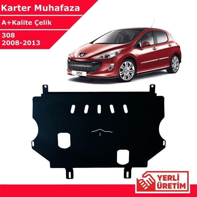 Peugeot 308 2008-2013 Çelik Karter Muhafaza Çelik Koruma Sacı A+ Kalite Yerli Üretim