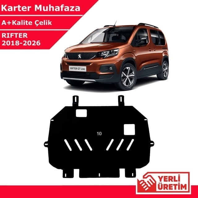 Peugeot Rifter 2018-2026 Çelik Karter Muhafaza Çelik Koruma Sacı A+ Kalite Yerli Üretim