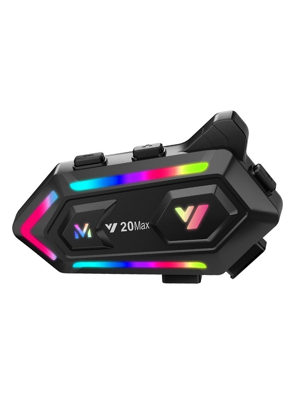 Blic Y20MAX Bluetooth 6.0 Motosiklet Kask İnterkom – 300M Çiftli Intercom, 25 Saat Konuşma, 1000mAh, RGB Işıklı, IPX6