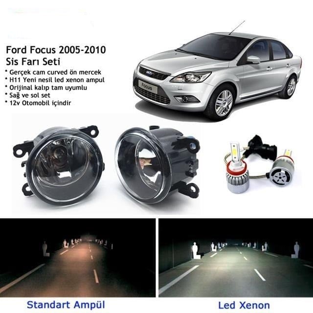 Focus 2008-2010 Beyaz Led Xenon Sis Farı Seti