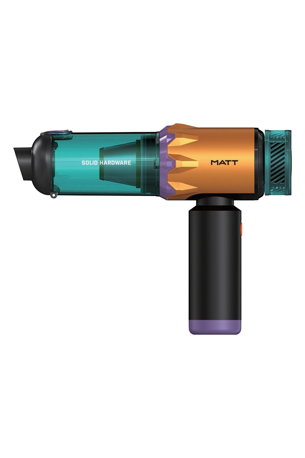 MATT MCV22 9000mAh Güçlü Bataryalı Araç Süpürgesi 22.000Pa Kablosuz Şarjlı El Tipi 220W Vakum & Üfleme Sarı