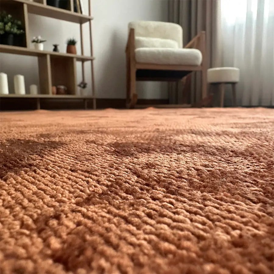 Aura Premium Kiremit & Bakır Yoğun Dokuma Modern Halı