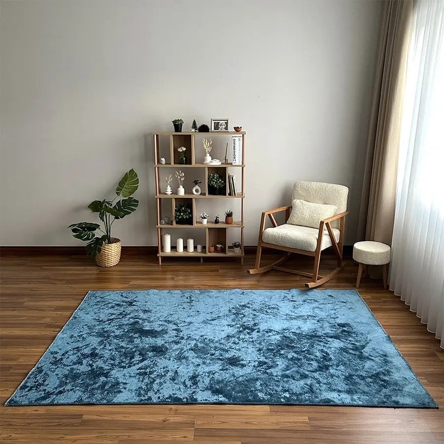 Aura Premium Ocean Cloud El İşçiliği Lüks Viskon Halı