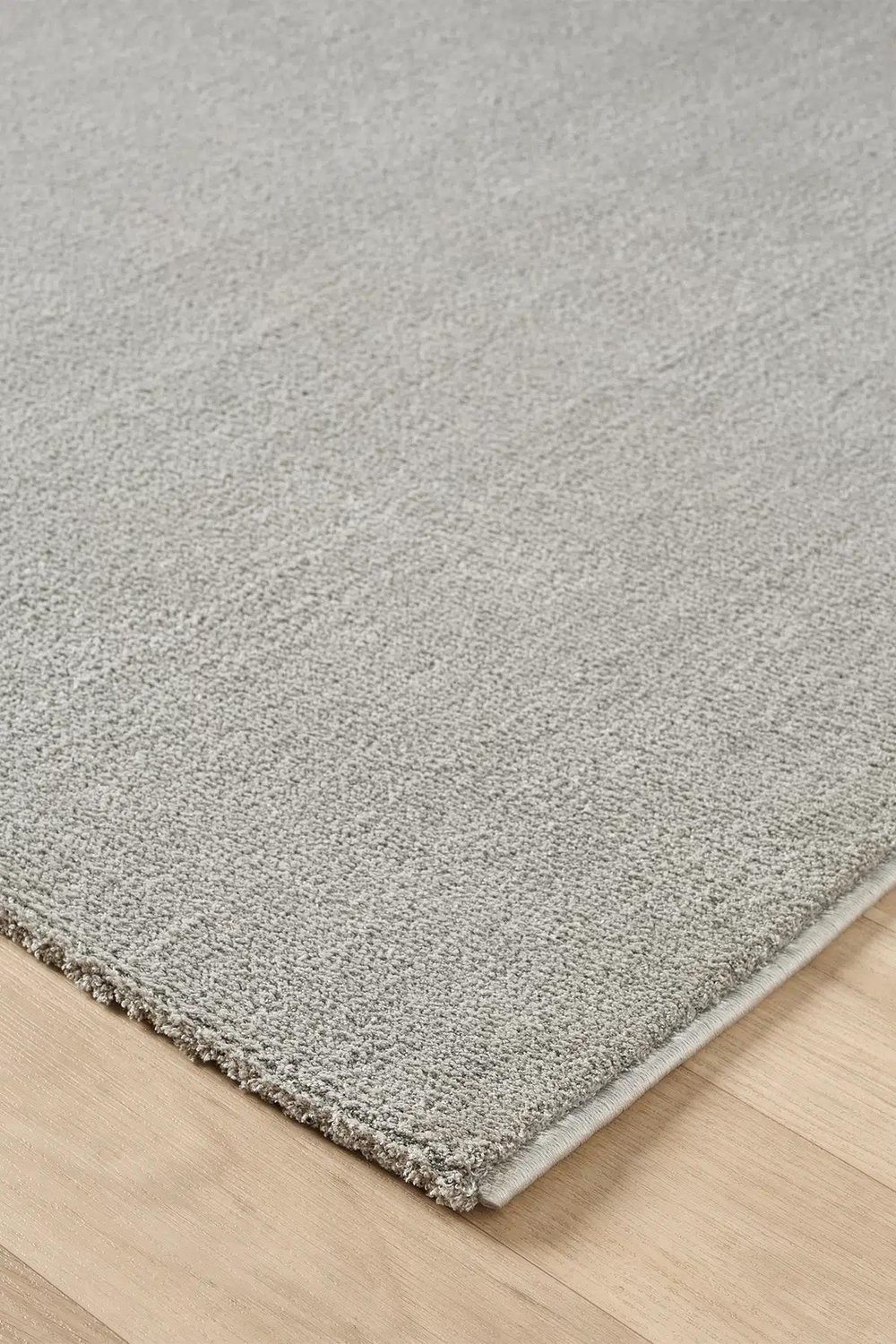 Bali Serisi Gri Mikrofiber Antialerjik Düz Renk Halı
