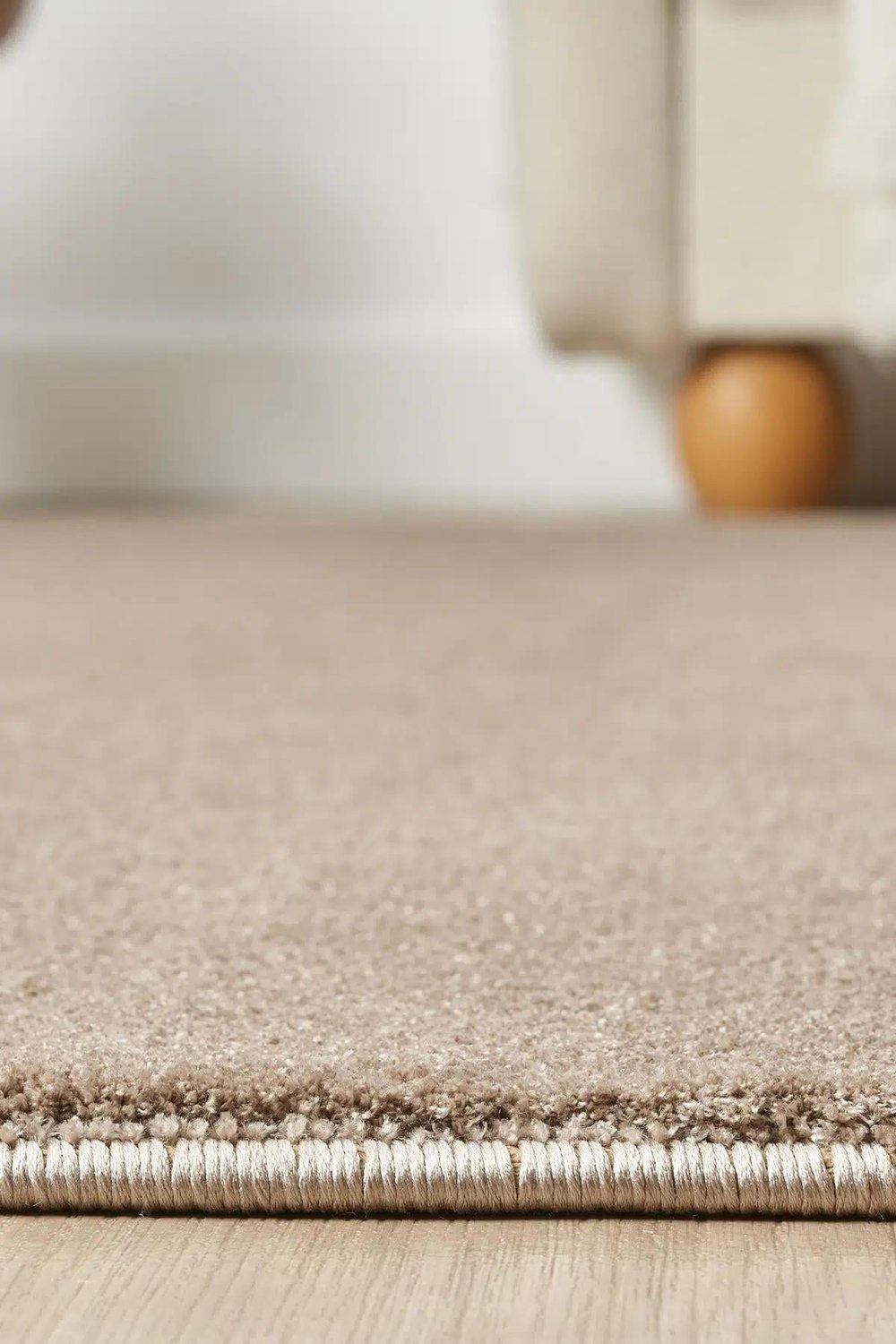 Bali Serisi Vizon Rengi Mikrofiber Antialerjik Düz Renk Halı