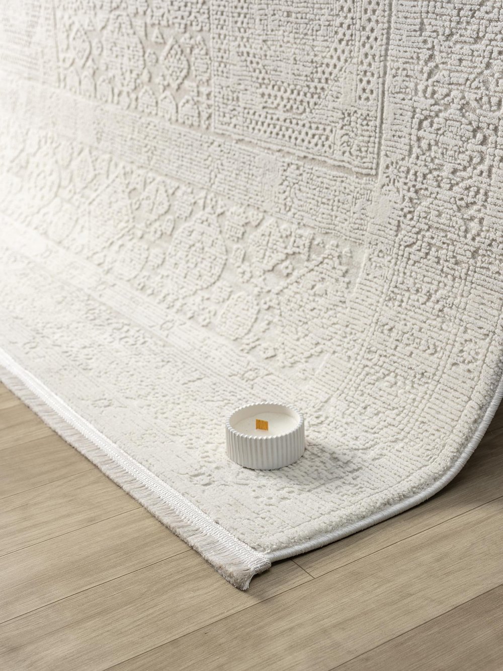 Smart Serisi Minimalist Krem Modern Halı - Sade ve Şık Tasarım | Türkeri Halı