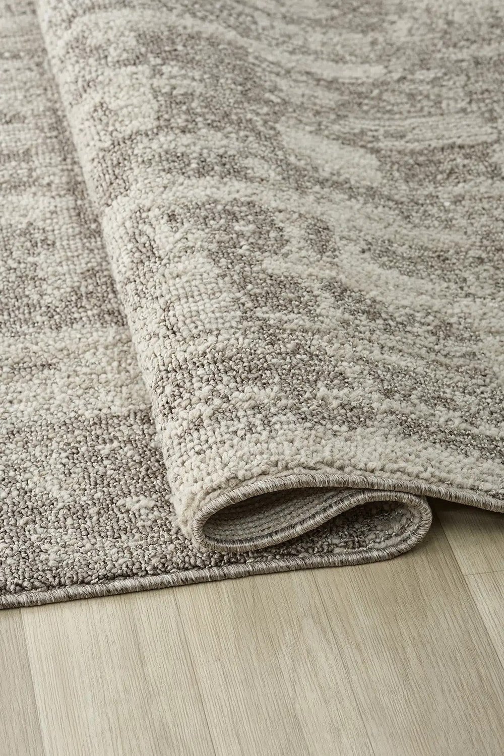 Pearl - Concrete Modern Soyut Eskitme Gri Bej Halı