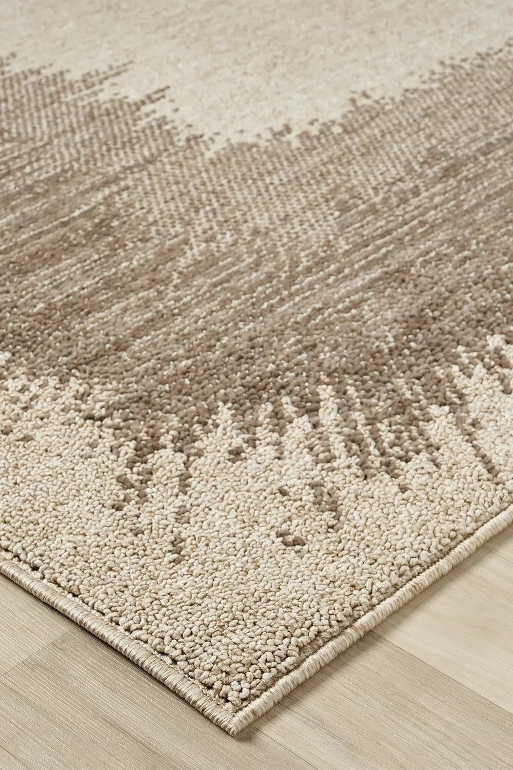 Pearl - Shadow Eskitme Çerçeveli Vizon Modern Salon ve Odası Halısı