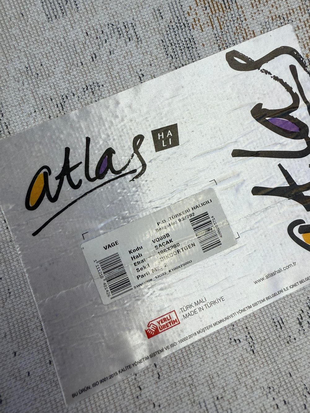 Atlas Halı Vage VQ00B 100x200