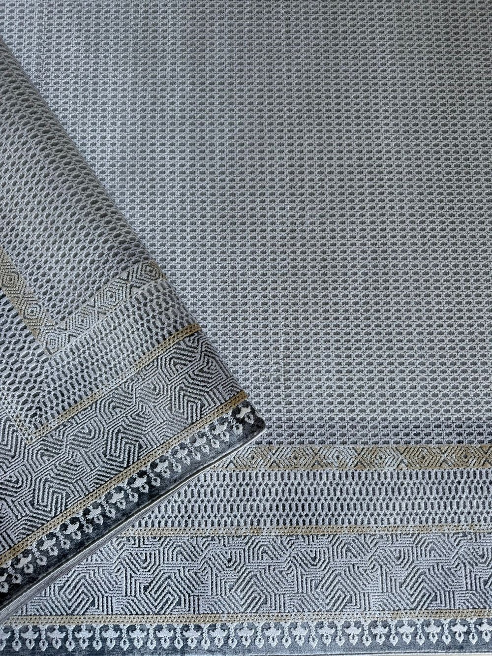 Tuğra Halı Diva DV01 Gri Modern Salon Halısı 160x230