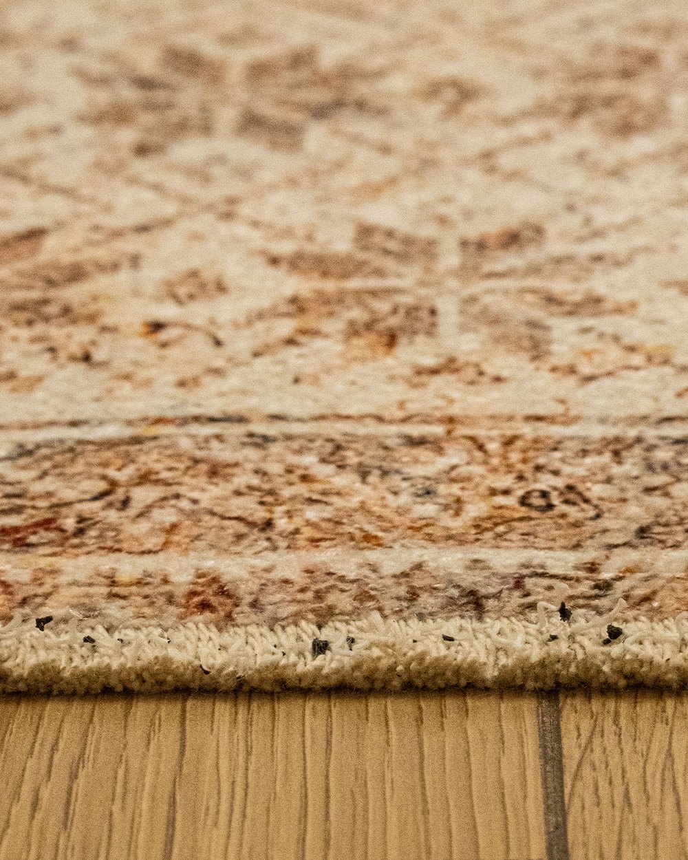 Twist Krem Halı Vintage  Desenli