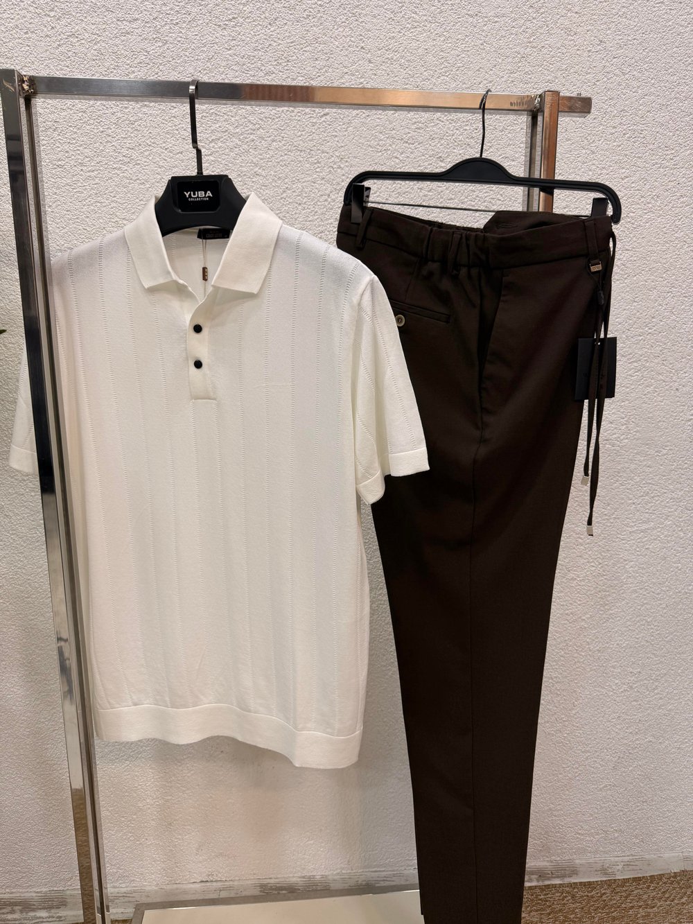 Bağcıklı Kumaş Jogger Pantolon-Siyah