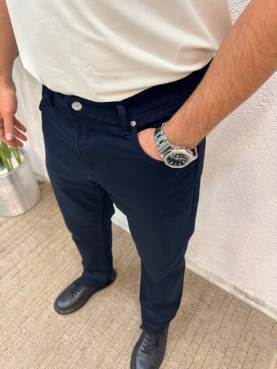Premium Denim Pantolon-Lacivert