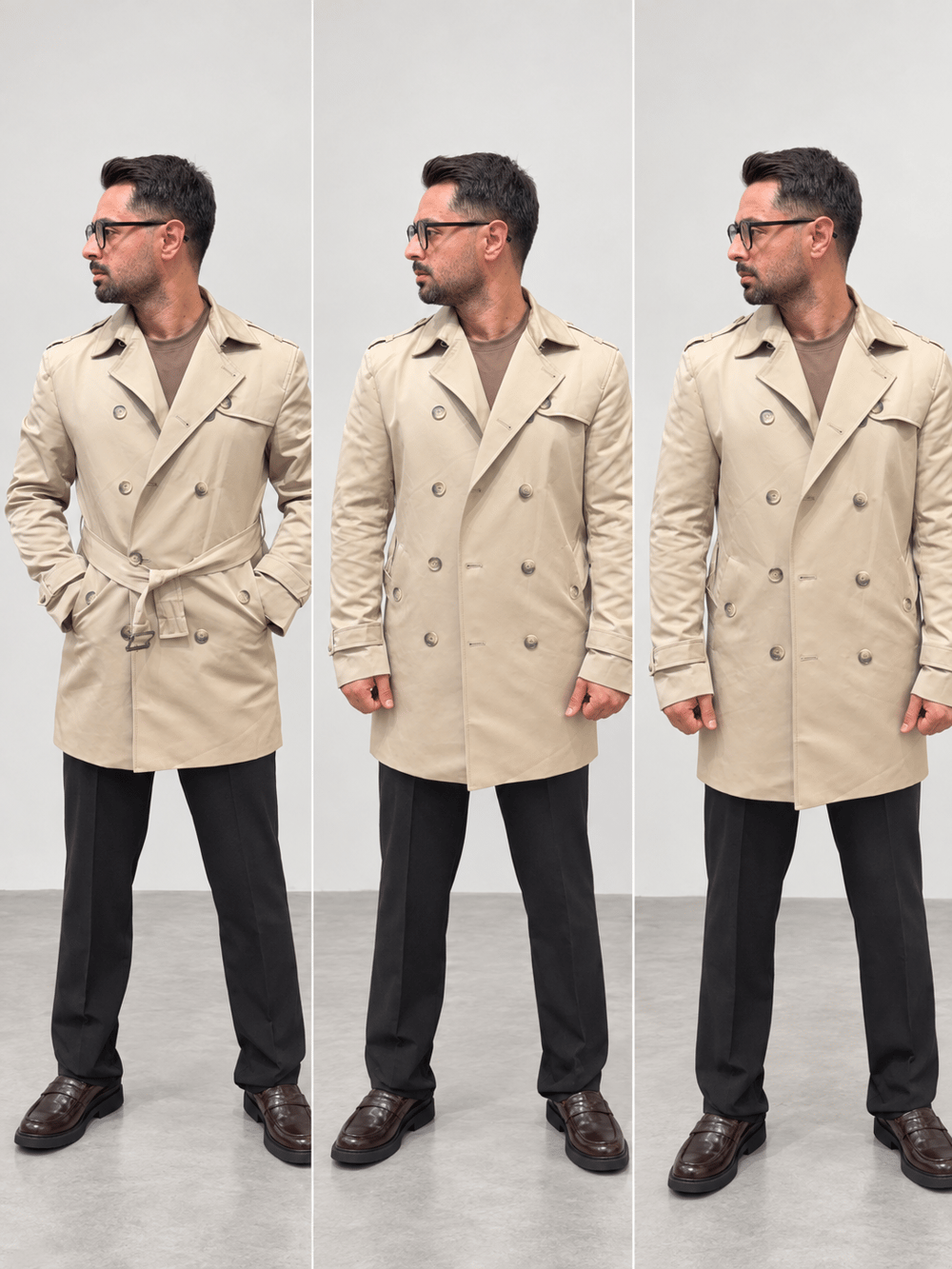 Premium Trenckot-Bej