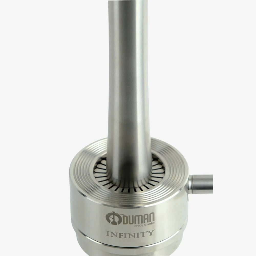 ODUMAN Infinity Çelik Silver Şişe Nargile Takımı