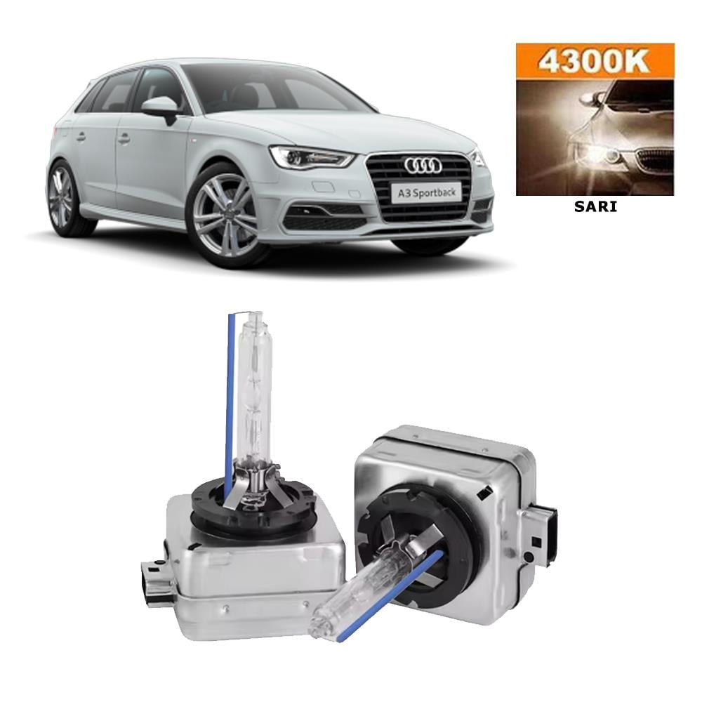 Audi A3 2012-2016 D3S / D3R 4300K Sarı HID Xenon Ampul 2 Adet