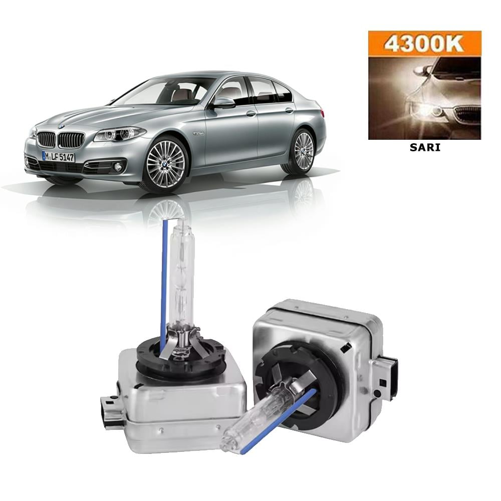 BMW 5 Serisi F10 2010-2016 Xenon D1S / D1R 4300K Sarı HID Xenon Ampul 2 Adet
