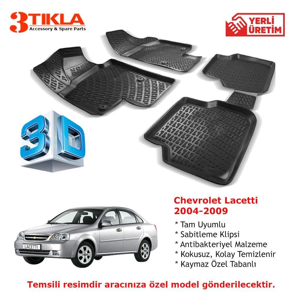 Chevrolet Lacetti 2004-2009 Premium 3D Havuzlu Paspas Seti
