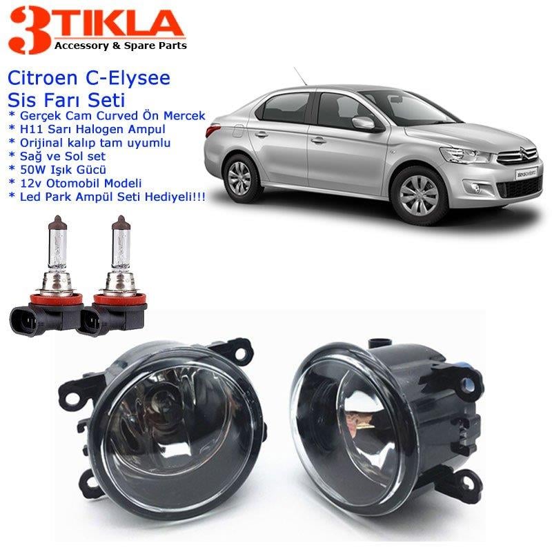 Citroen C-Elysee 2013 Sis Farı Set  Oem:  8200074008