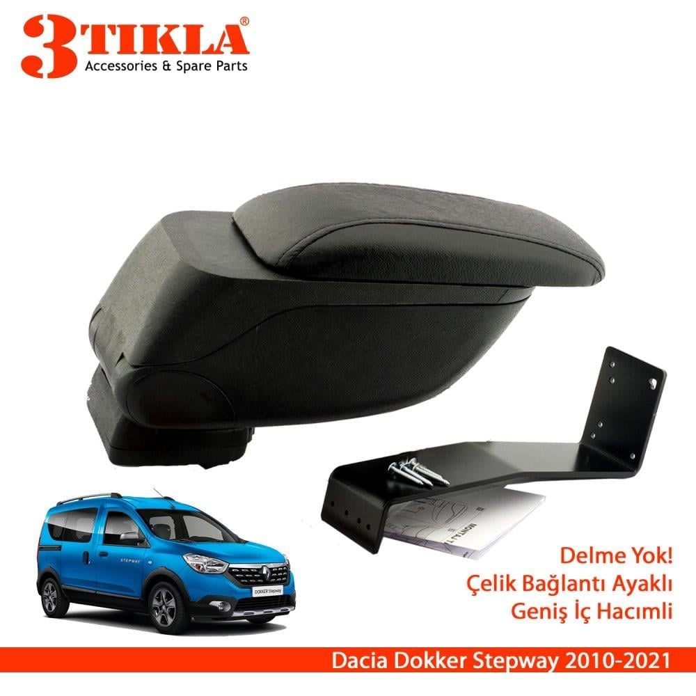 Dokker 2010-2021 Geniş Hacimli  Delmesiz Çelik Ayaklı  Kolçak Kol Dayama