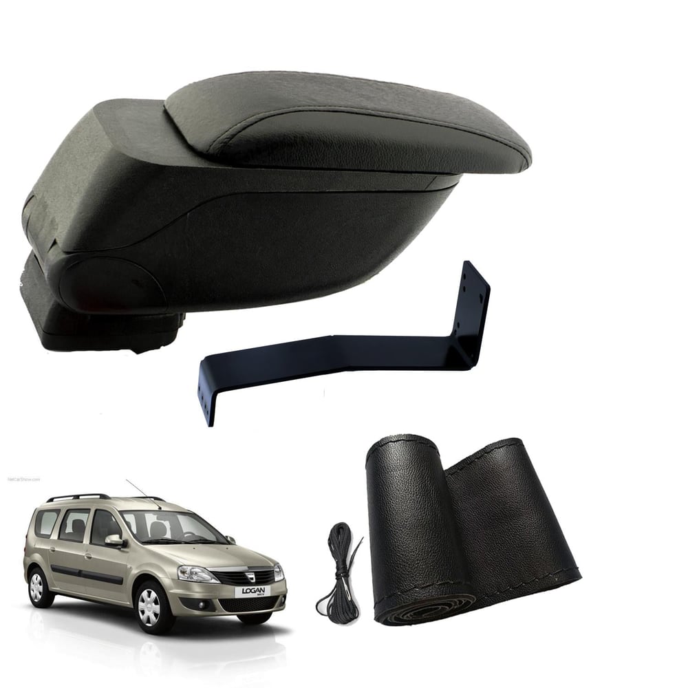 Eko Set Dacia Logan MCV 2008 Geniş Hacimli  Delmesiz Çelik Ayaklı  Kolçak ve Direksiyon Kılıfı