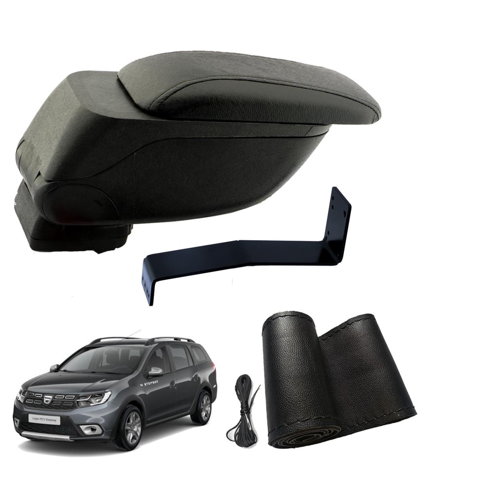 Eko Set Dacia Logan MCV 2013 Geniş Hacimli  Delmesiz Çelik Ayaklı  Kolçak ve Direksiyon Kılıfı