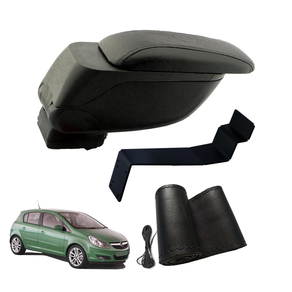 Eko Set Opel Corsa D 2007 Geniş Hacimli  Delmesiz Çelik Ayaklı  Kolçak ve Direksiyon Kılıfı