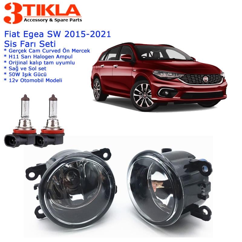 Fiat Egea SW 2016 Sis Farı Set  Oem:  8200074008