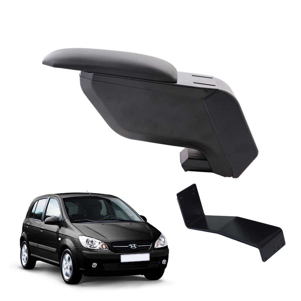 Hyundai Getz 2004 Delmesiz Çelik Ayaklı Siyah Kolçak Kol Dayama