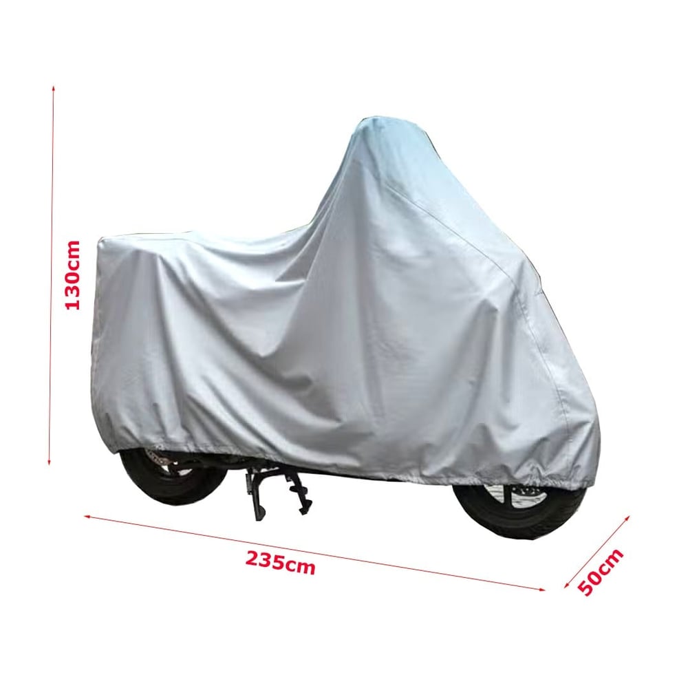 L Beden 4 Mevsim Kullanımlı, Su ve Toz dan Koruyan Miflonlu Motor Örtüsü