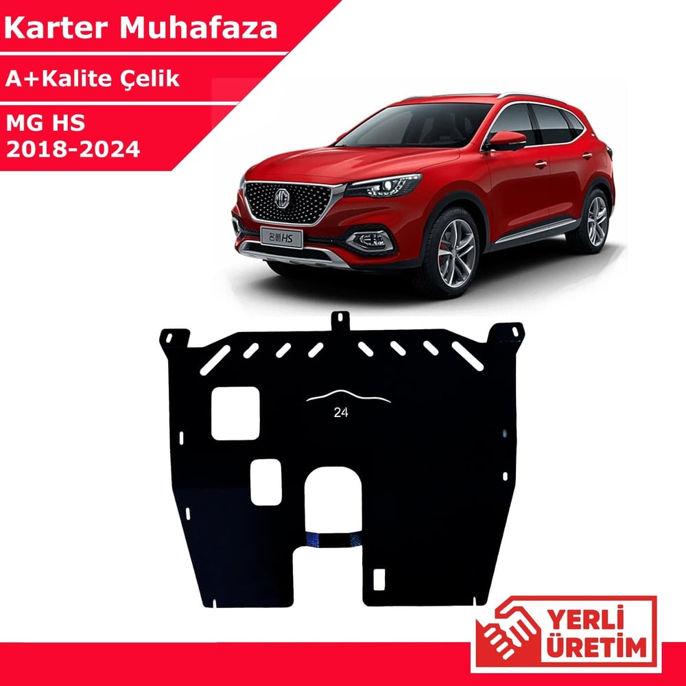 MG HS 2018-2024 Çelik Karter Muhafaza Çelik Koruma Sacı A+ Kalite Yerli Üretim