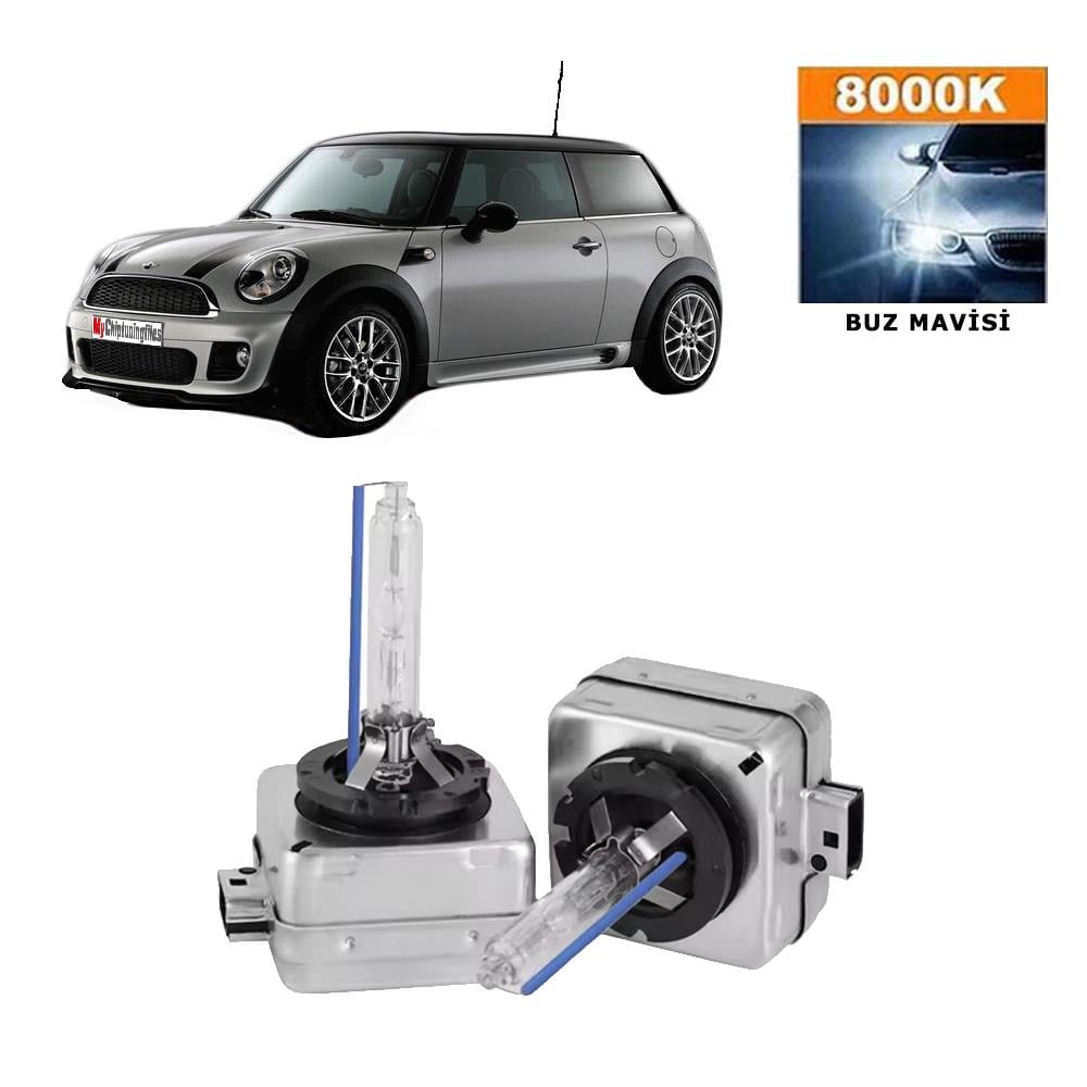 Mini Cooper R56 2006-2013 D1S / D1R 6000K Beyaz HID Xenon Ampul 2 Adet