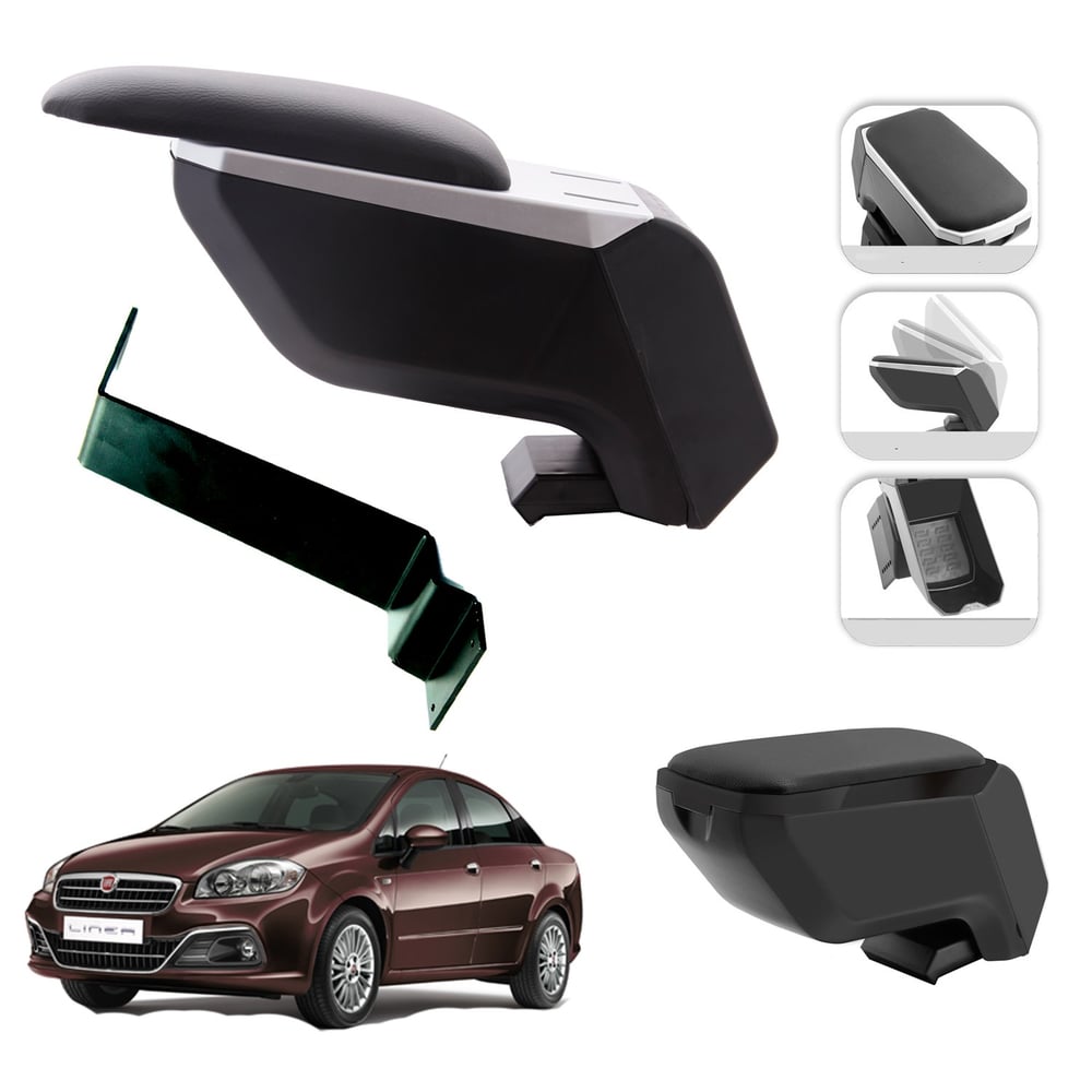 Mis Paket Fiat Linea Delmesiz Çelik Ayaklı Kolçak + Askılı Koku + Micro Fiber Bez + Torpido Süngeri