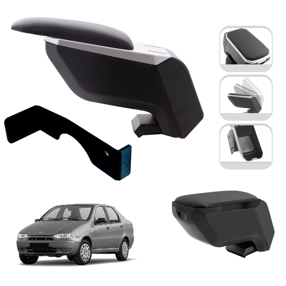 Mis Paket Fiat Siena Delmesiz Çelik Ayaklı Kolçak + Askılı Koku + Micro Fiber Bez + Torpido Süngeri