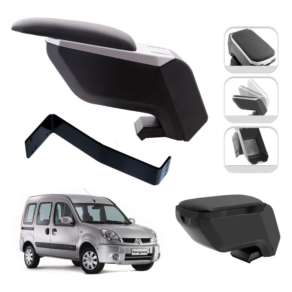 Mis Paket Renault Kangoo 1998-2007 Delmesiz Çelik Ayaklı Kolçak + Askılı Koku + Micro Fiber Bez + Torpido Süngeri