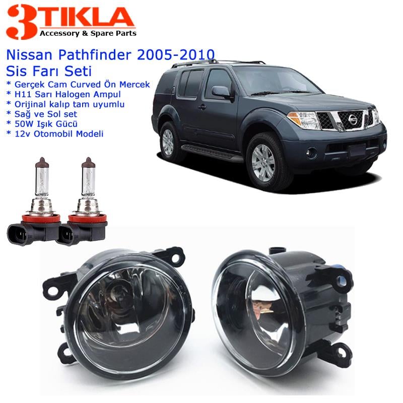 Nissan Pathfinder 2007 Sis Farı Set  Oem:  8200074008
