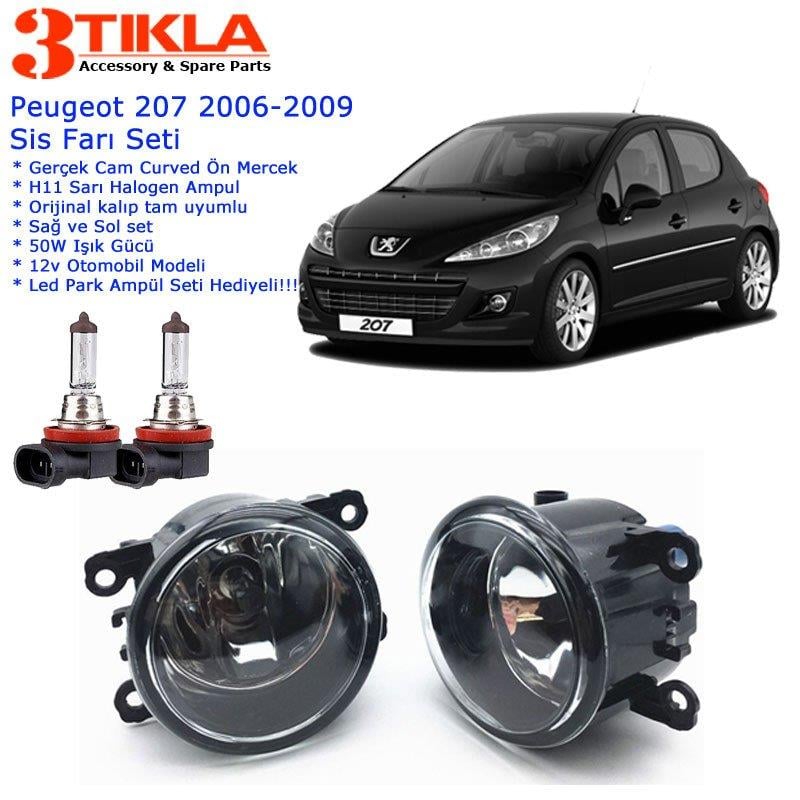 Peugeot 207 2007 Sis Farı Set  Oem:  8200074008