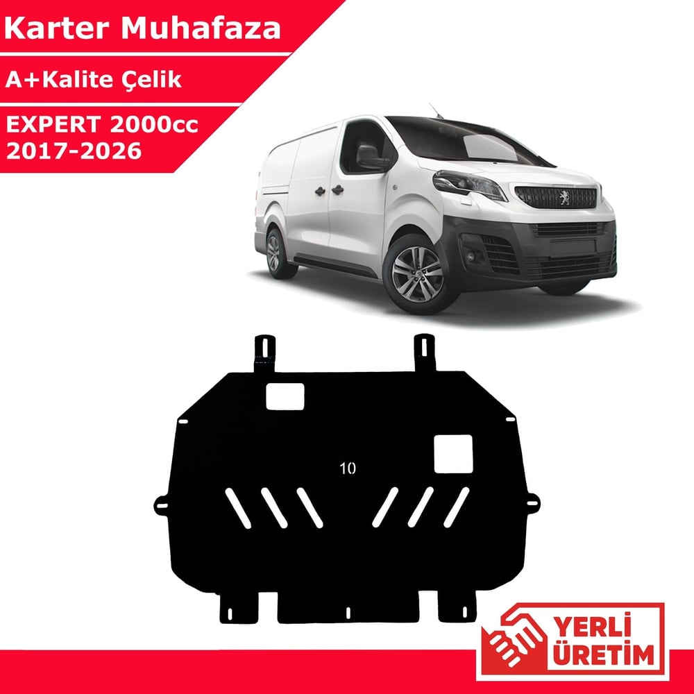 Peugeot Expert 2000cc 2017-2026 Çelik Karter Muhafaza Çelik Koruma Sacı A+ Kalite Yerli Üretim
