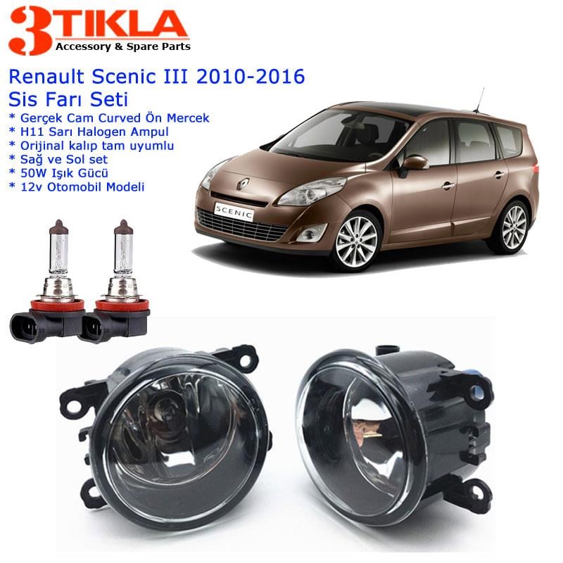 Renault Grand Scenic III 2012 Sis Farı Set  Oem:  8200074008