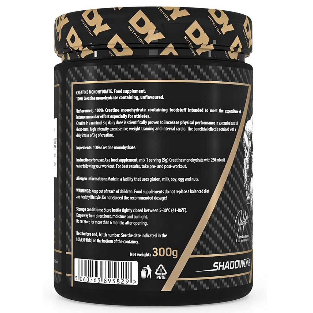 DY Nutrition Pure Creatine Monohidrat Tozu 300 Gr 60 Porsiyon